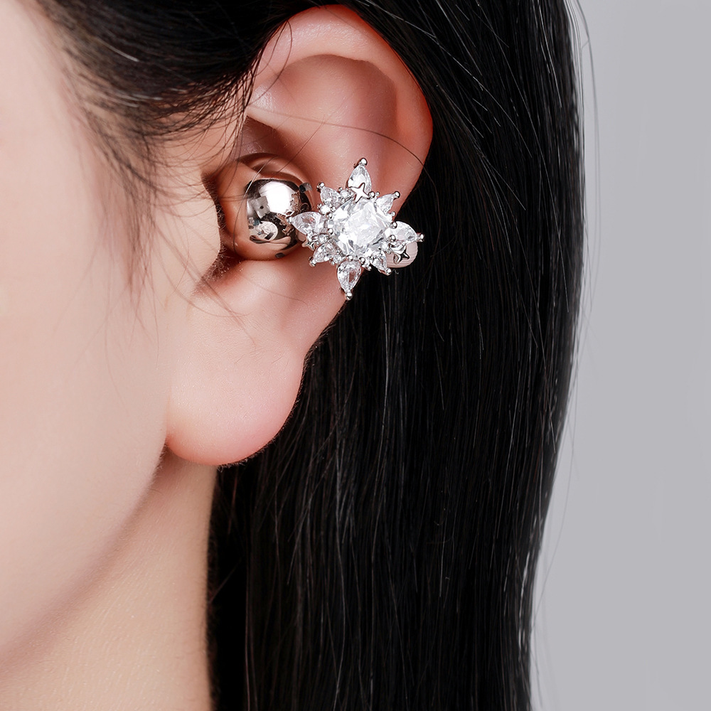 Shining Ice Crystal Star Freeclip High-Style Earphone Huggers Ear Clip image 4