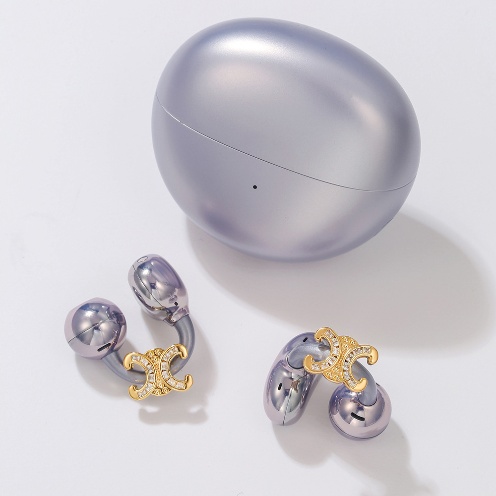 Ear Clips with C&C Flower Design Earbuds Jewelry Exclusive Design image 4