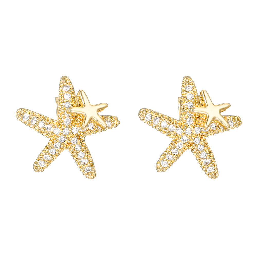 Starfish Asteroidea Earbuds Jewelry Exclusive Design image 1