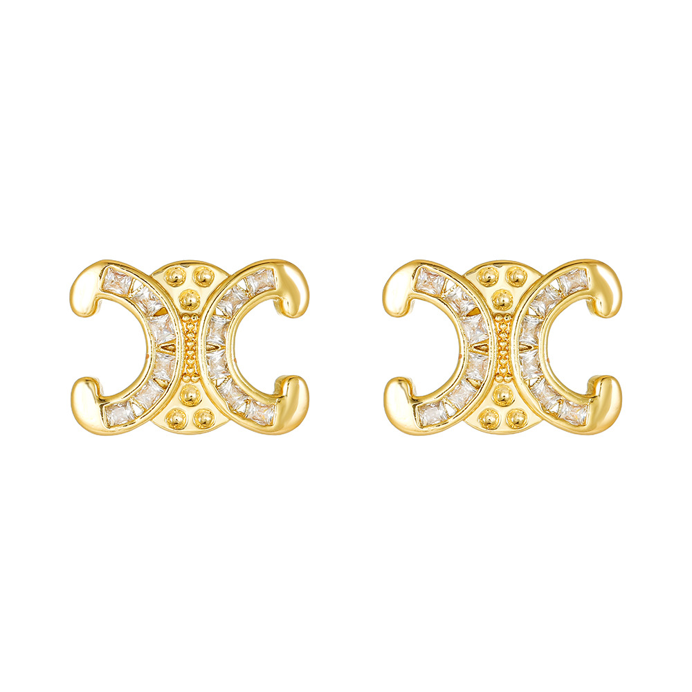 Ear Clips with C&C Flower Design Earbuds Jewelry Exclusive Design image 1